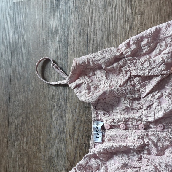 En Saison Pale Mauve Babydoll Top - Picture 2 of 9